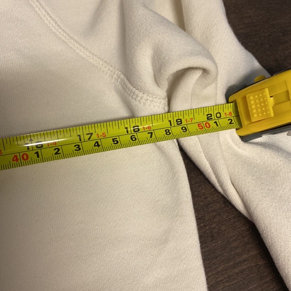 Roots Hoodie Hooded Sweatshirt Size M Ivory - Picture 10 of 10